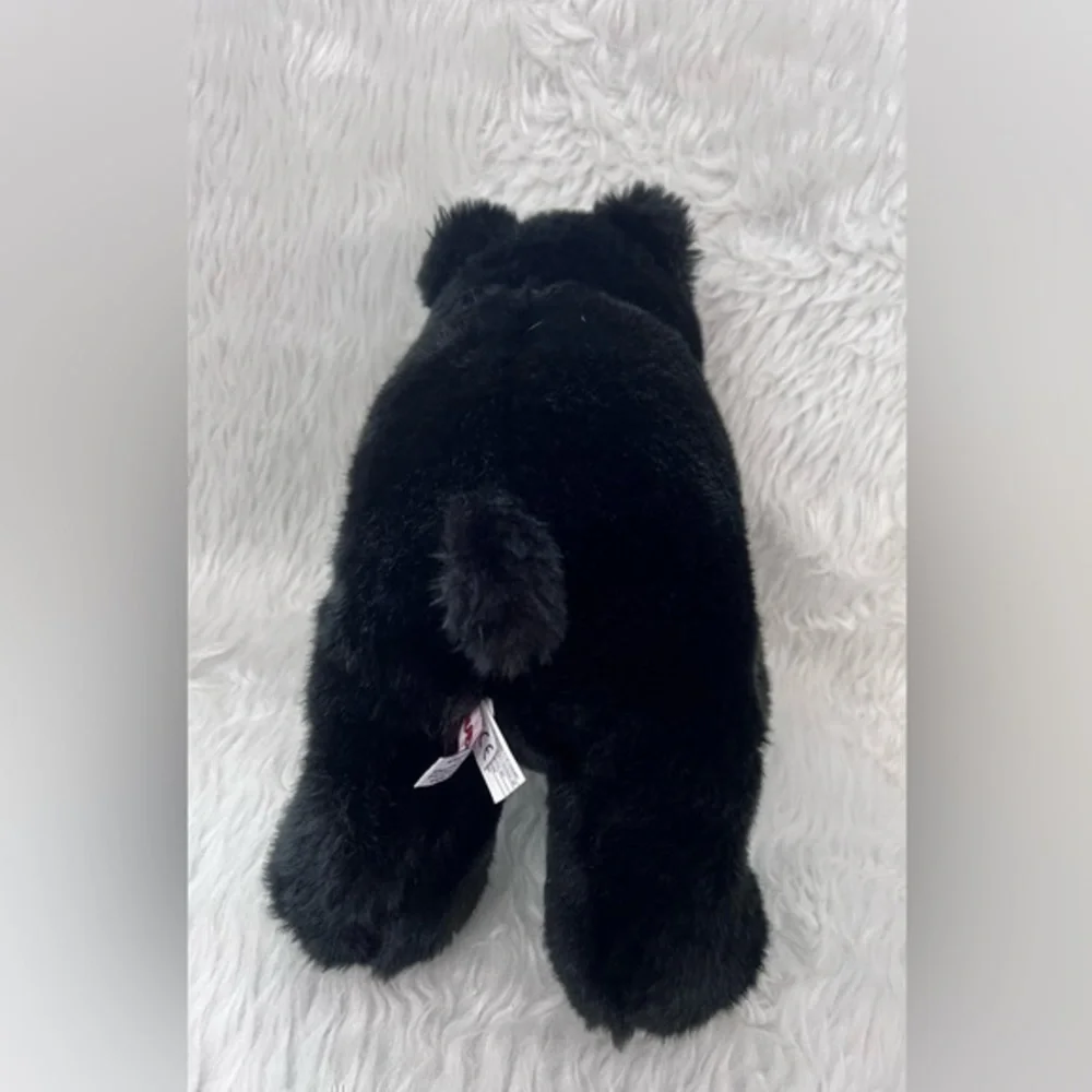 New Aurora Black Bear Plush Stuffed Animal Approx 13” Gift Present